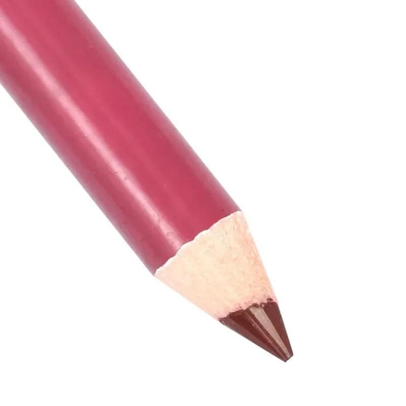 39Color Wood Lip Liner Водостойкий женский очаровательный карандаш для губ Макияж женский стойкий косметический инструмент Мягкий карандаш