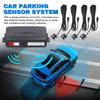 Car Parking Sensor Rear Reversing Radars System with 4 Parking Sensors Distance Detection LCD Display Warning Buzzer