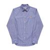 Maison Kitsune Mm00411wc2046 S481 Fox Head Patch Striped Poplin Mens Shirt