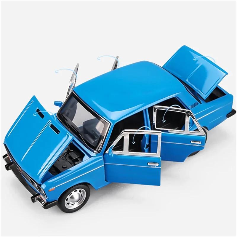 1/24  Classic Car Alloy Car Model Diecast Metal Toy Police Vehicles Car Model High Simulation Collection Childrens Gift