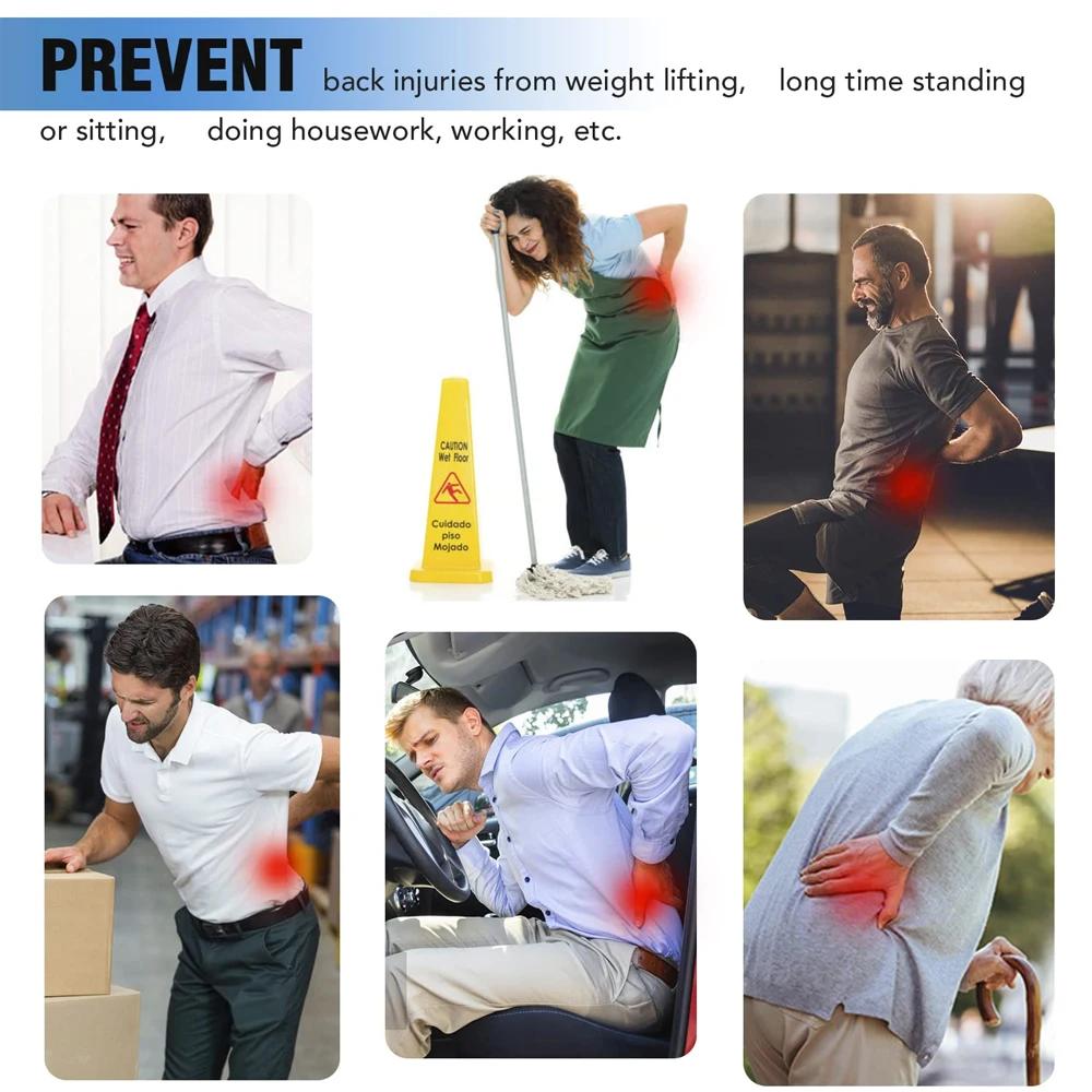 1 шт. Мужская и женская регулируемая талия поддержка талии дышащий задний ремень нижний ремень пояс