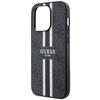 Etui do iPhone 14 Pro Max Guess 4G Printed Stripes MagSafe Czarny