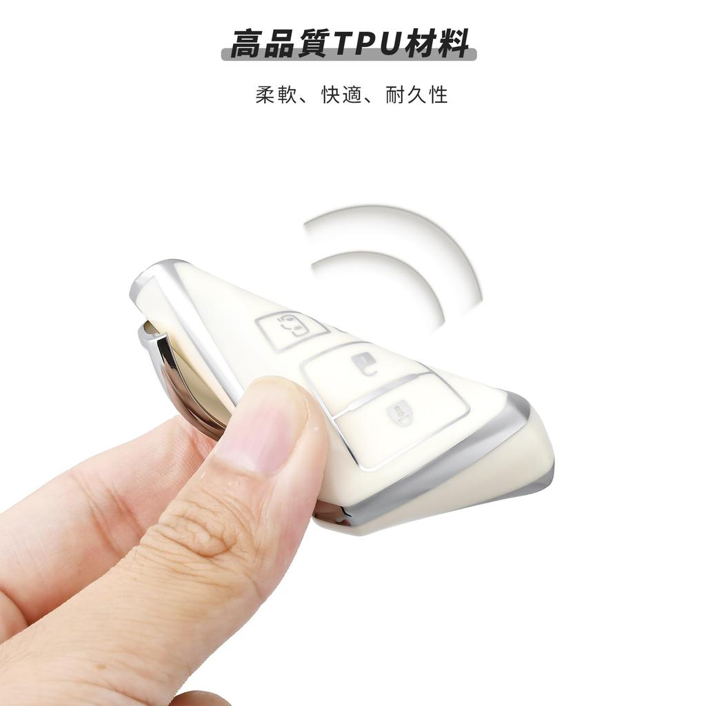 [OFFCURVE] Чехол для ключа TOYOTA Hiace для автомобилей Toyota 4 кнопки, раздвигающиеся с обеих сторон Ударопрочный и устойчивый к царапинам брелок для автомобилей серии HIACE200