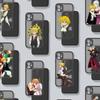 Seven Deadly Sins Anime Phone Case Matte Transparent For Iphone 7 8 11 12 13 Plus Mini X Xs Xr Pro Max Cover
