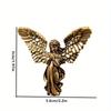 1PC Antique Copper God of Love Cupid Statue Small Ornaments Brass Angel Figurines Desktop Decorations Home Decor Accessories