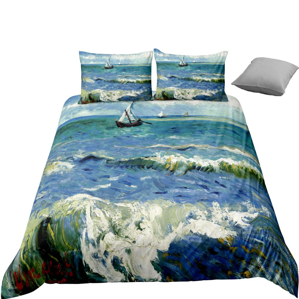 Комплект постельного белья Plants off the Coast Duvet Cover Set EU Single Double King US Twin Full Queen Size Комплект постельного белья