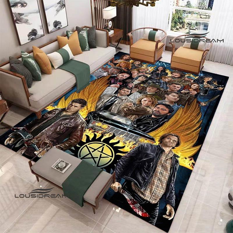 Supernatural Join the Hunt printed carpet Non-slip carpet outdoor carpets area rug bedroom decor rug for bedroom birthday gift