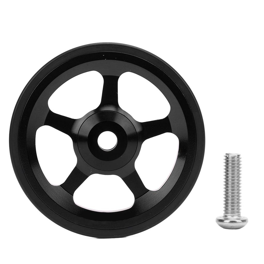 Складной велосипед Легкое колесо Более плавное управление Легкое передвижение Надежная фиксация Алюминиевый сплав Легкое колесо Черный