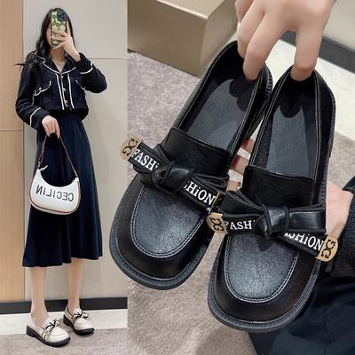 Летняя ретро кожаная обувь дизайн новая тонкая толстоподошвенная обувь на подошве-маффин