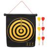15in Magnetic Dart Board with 6 Dart Safety Magnet Doublesided Printing Dart Lint