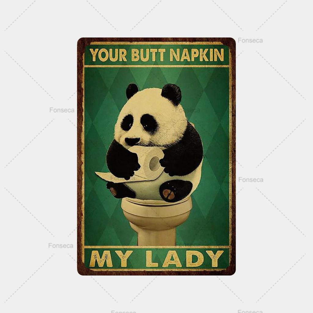 MY LORD LADY животные портретные знаки Винтаж Олово Металл Общественный Ретро Настенный Декор Сад Парк Дикая Пещера Металлический Плакат