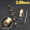 7Pcs Brass Micro Twist DIY Hobby Model Tool Mini Metal Chuck Drill Collet Set