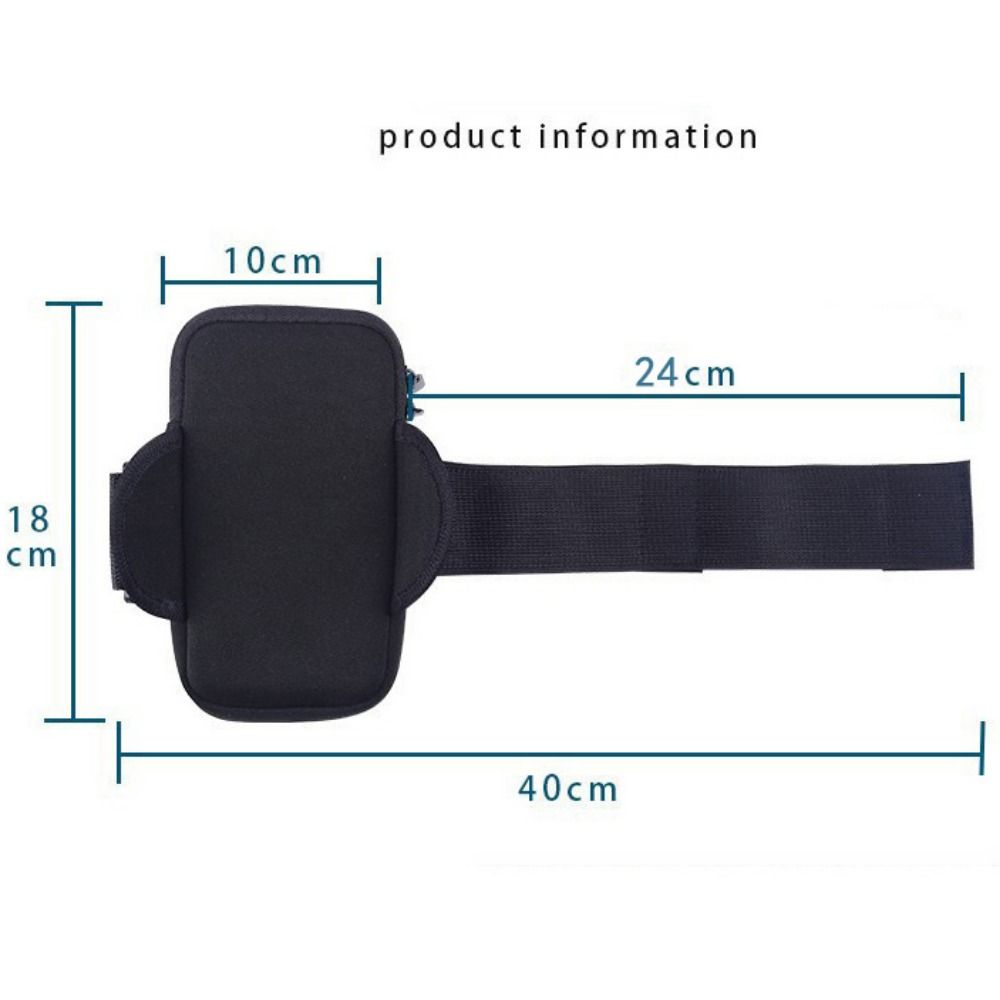 Neoprene Sports Armband Phone Case Black Blue Green Breathable Mesh With Headset Hole Waterproof Running Accessories Universal 6