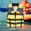 Спасательный жилет с пряжкой спереди, надежная посадка, взрослый спасательный жилет с регулируемыми застежками для водных видов спорта, катания на лодках, безопасность, пятно