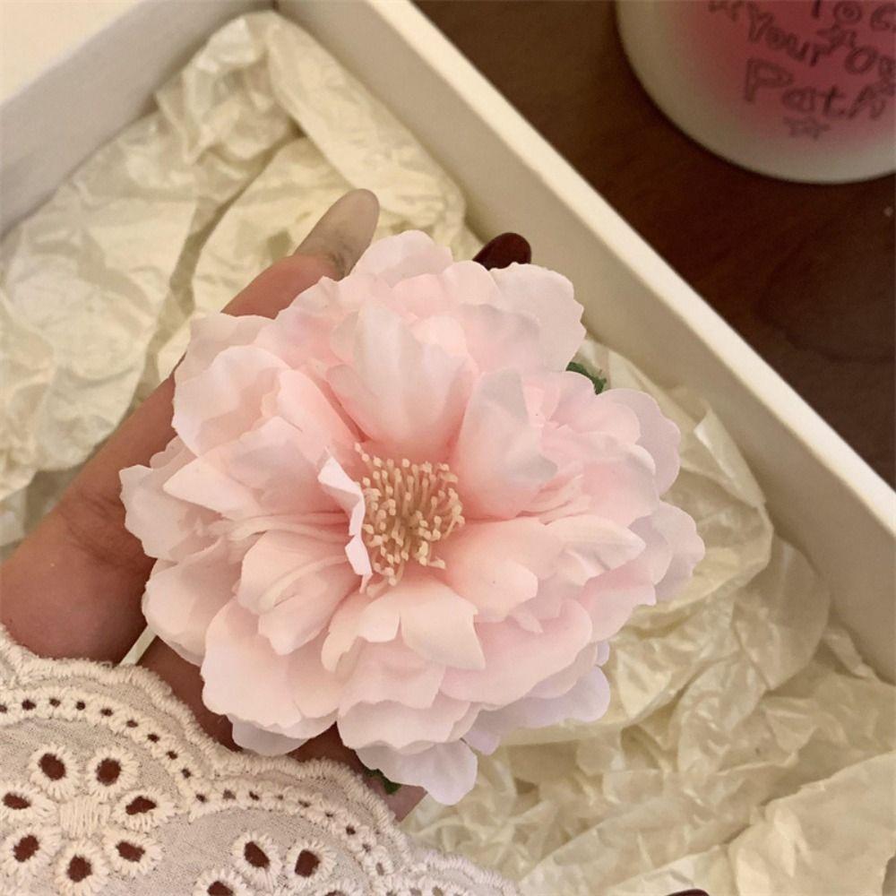 Korean Style Flower Hair Clip Bohemian Style Girl Hair Clip Simple Rose Hairpin Girl