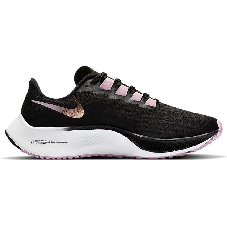 Nike Air Zoom Pegasus 37 Черный Светло-Арктический Розовый Женские BQ9647-007