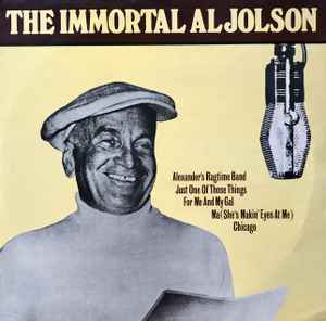 LP Record AL JOLSON - The Immortal Al Jolson MCFM2724 MCA Records UK Jazz Used