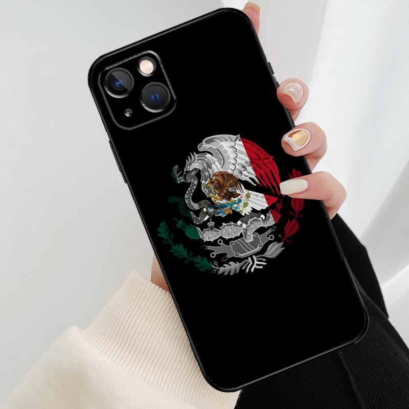Mexico Mexican Flag Phone Case For iPhone 17 Pro Max 16 15 11 13 12 14 Pro Max mini 15 16 Plus 16e 17 Air Cover