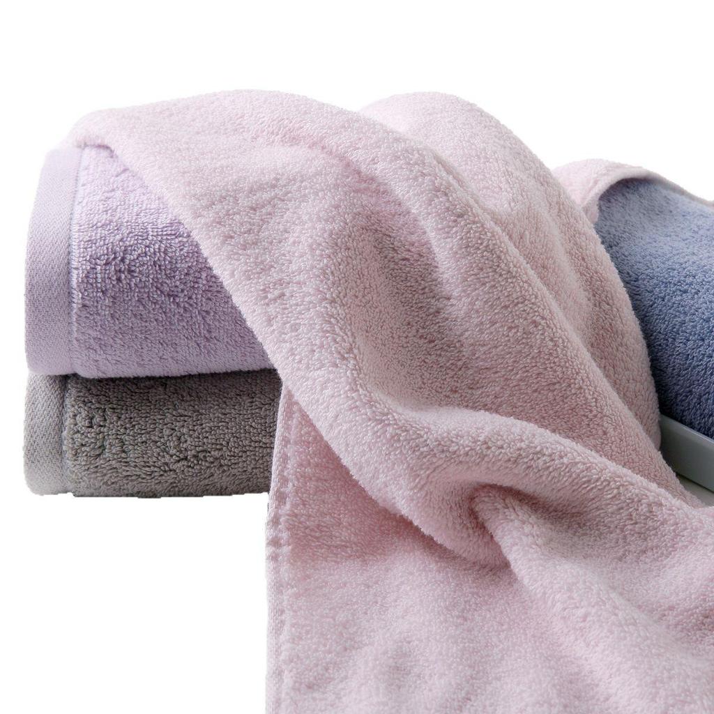 Золотое полотенце А-класса из толстого чистого хлопка - Мягкое, однотонное, впитывающее воду, 100 г