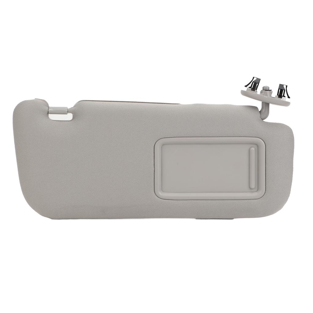 1Pc Car Sun Visor Fabric Grey Sun Shielding Visor Mirror with Makeup Mirror Replacement for Toyota Corolla 2007 to 2013
