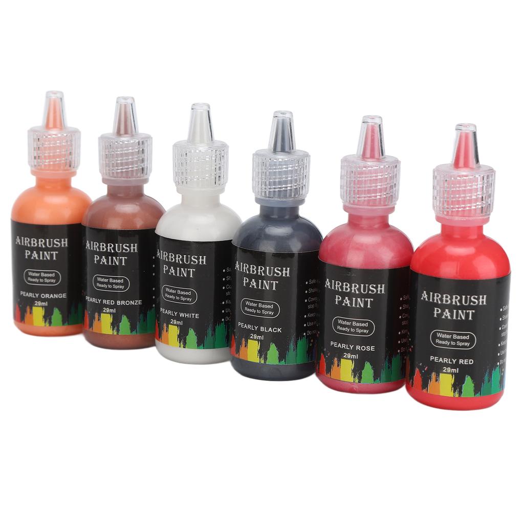 12 цветов краска перламутровый блеск DIY краска на водной основе для одежды автомобиля кожи настенного искусства ремесел