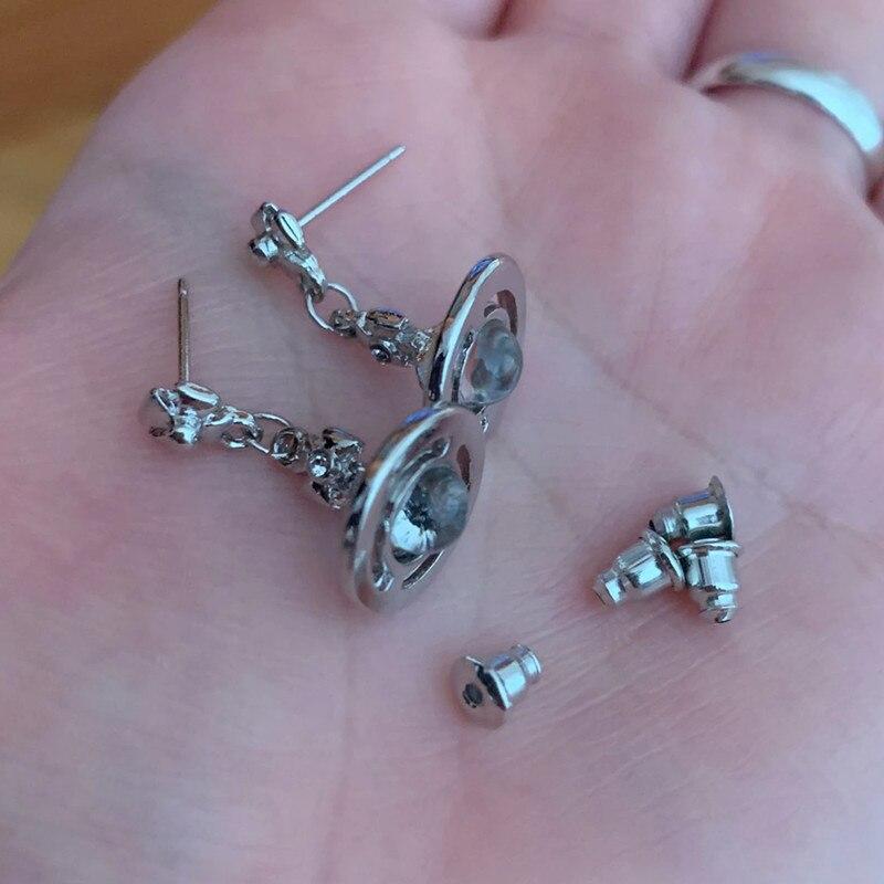 Серьги-гвоздики в стиле аниме Komatsu Nana Oosaki Nana, модные серьги-гвоздики с кристаллами планеты, серьги-гвоздики для женщин и девочек, серьги высокого качества для косплея