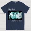 My God t's full of stars! Unisex 100% Cotton Summer Casual Cool Loose T-Shirt