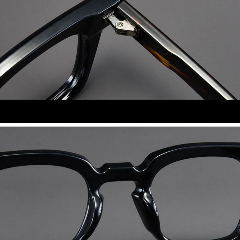 Ретро HD Квадратная оправа Солнцезащитные очки для мужчин Уличные Нейтральные Высококачественные Защита от УФ-лучей Оттенки Диоптрии от 0 до -4.0