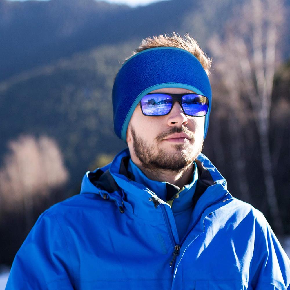 Женская повязка на голову для волос, повязка от пота для бега, зимняя повязка от пота, грелка для ушей, наушники, повязка на голову