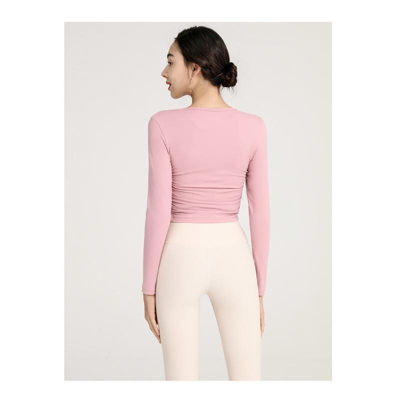 Женская спортивная одежда для йоги с длинным рукавом на весну и осень