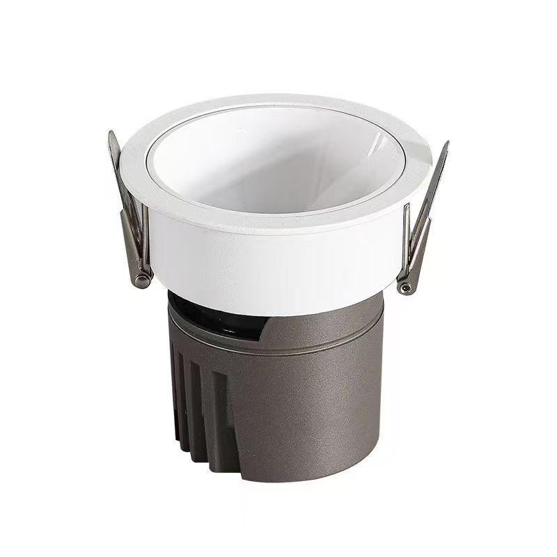 Full Spectrum Anti-Glare Recessed Wall Washer Spotlight with Ultra-Narrow Bezel - Three-Color Living Room Light