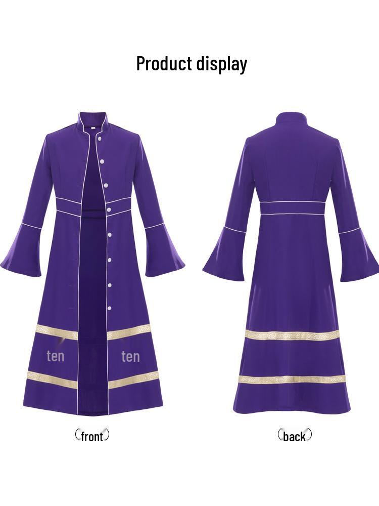 Medieval Monk Priest Halloween Cosplay Robe