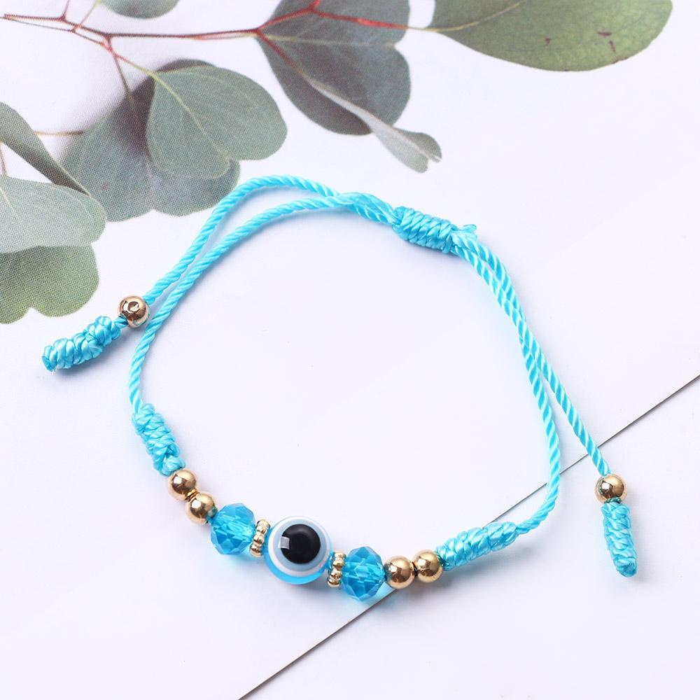 Ручная работа, плетеная веревка для мальчиков и девочек, браслет в виде глаза демона, корейский браслет, парная веревка для рук