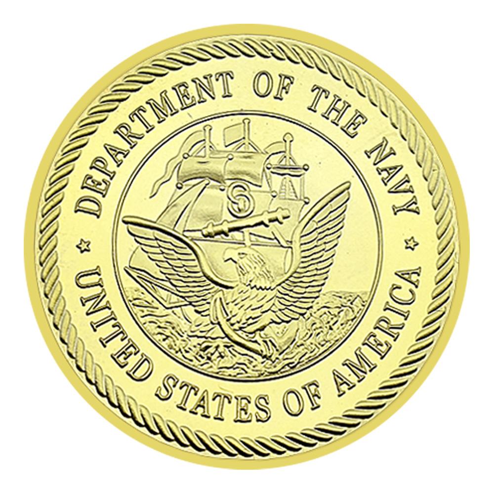 US Gold Plated Commemorative Coins Honor Medals Collection Gold Coins Military Souvenirs Collection Copper Coins Crafts