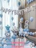 Набор декораций для вечеринки в честь 18-летия - Шары и задний фон для мальчиков и девочек