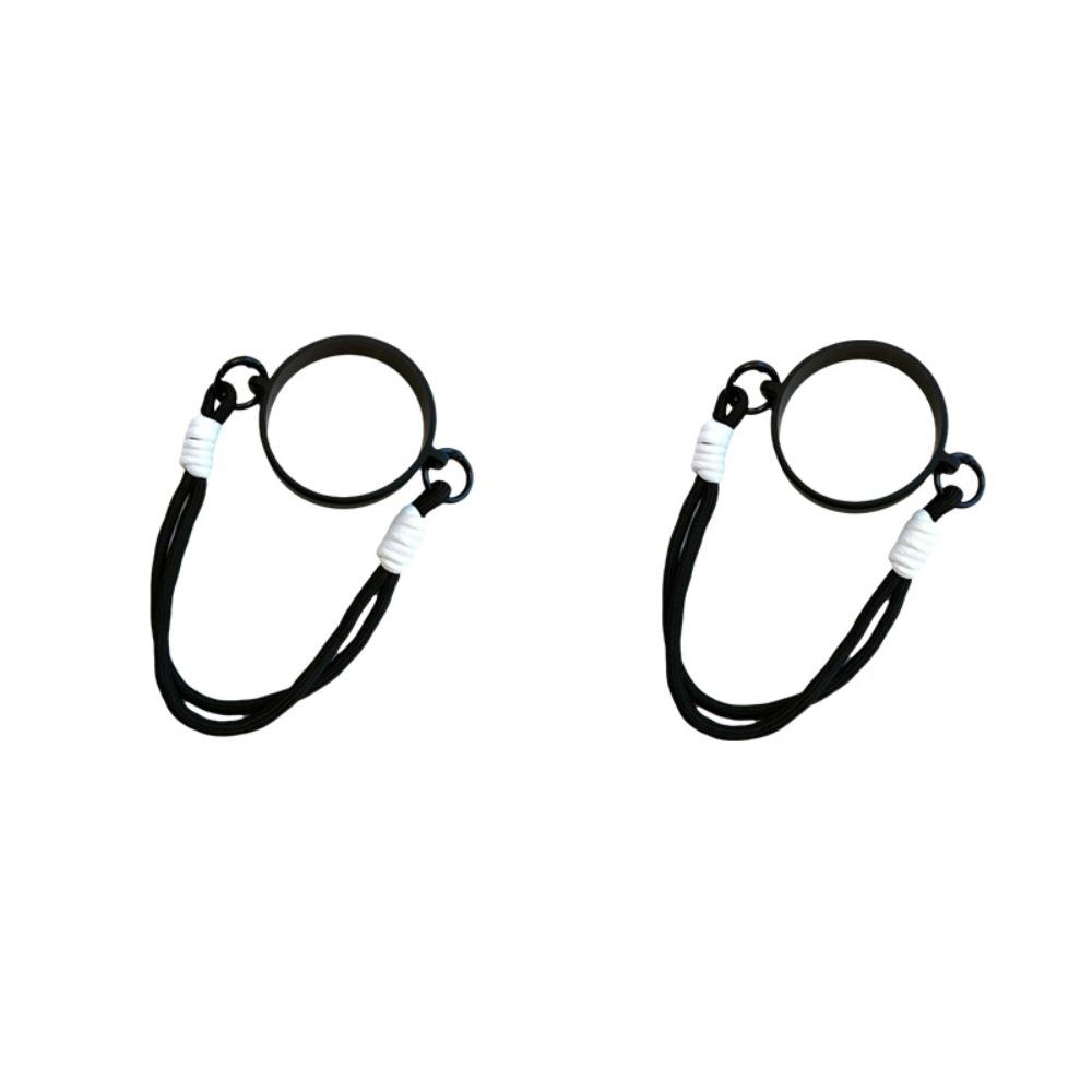 2PCS Silicone Ring Water Bottle Handle Strap Reusable DIY Water Bottle Sling Carrier Resilient Universal Water Cup Holder Strap