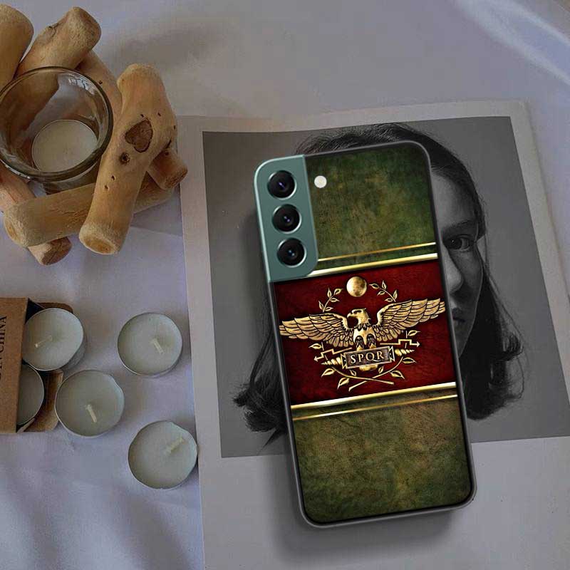 SPQR Римская Императорская Легионv Чехол для Телефона Samsung A14 A24 A34 A54 A03S A04S A13 A23 A33 A53 A73 A70 A50S A30 A40 A71 A51 A41 A31 A2
