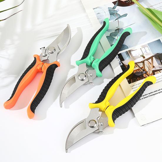 Garden Pruning Shears Stainless Steel Gardening Shears Tree Branch Cutter Snips Sharp Scissors for Cutting Flower Hedge Stem