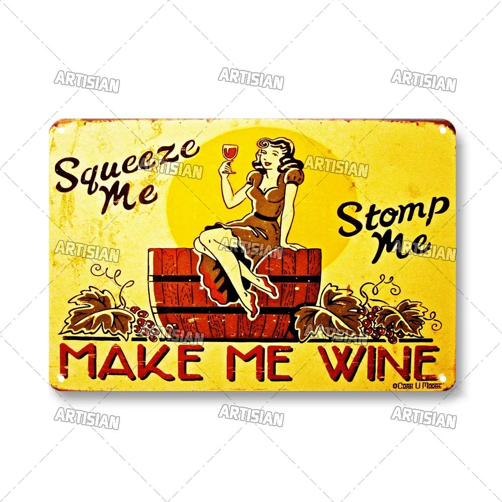 Водка Металлические Таблички Декоративная Тарелка Вино Металлическая Жестяная Табличка Ретро Металлический Постер Алкоголь Настенная Тарелка Домашний Бар Студия Индустриальный Декор