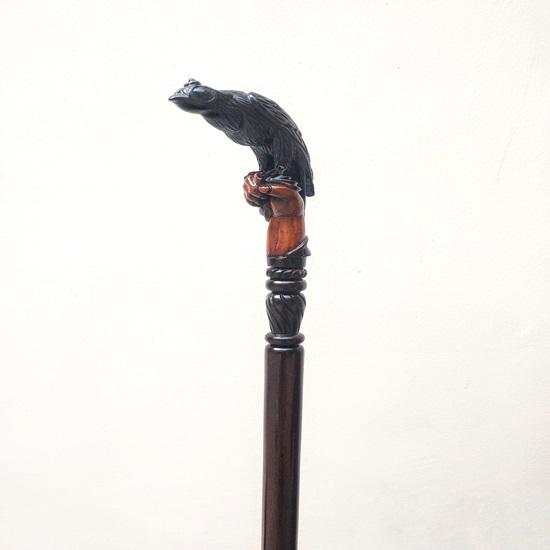Деревянная трость, трость ручной работы с дизайном сокола, прочная трость, лучший подарок для отца, дедушки, матери, бабушки