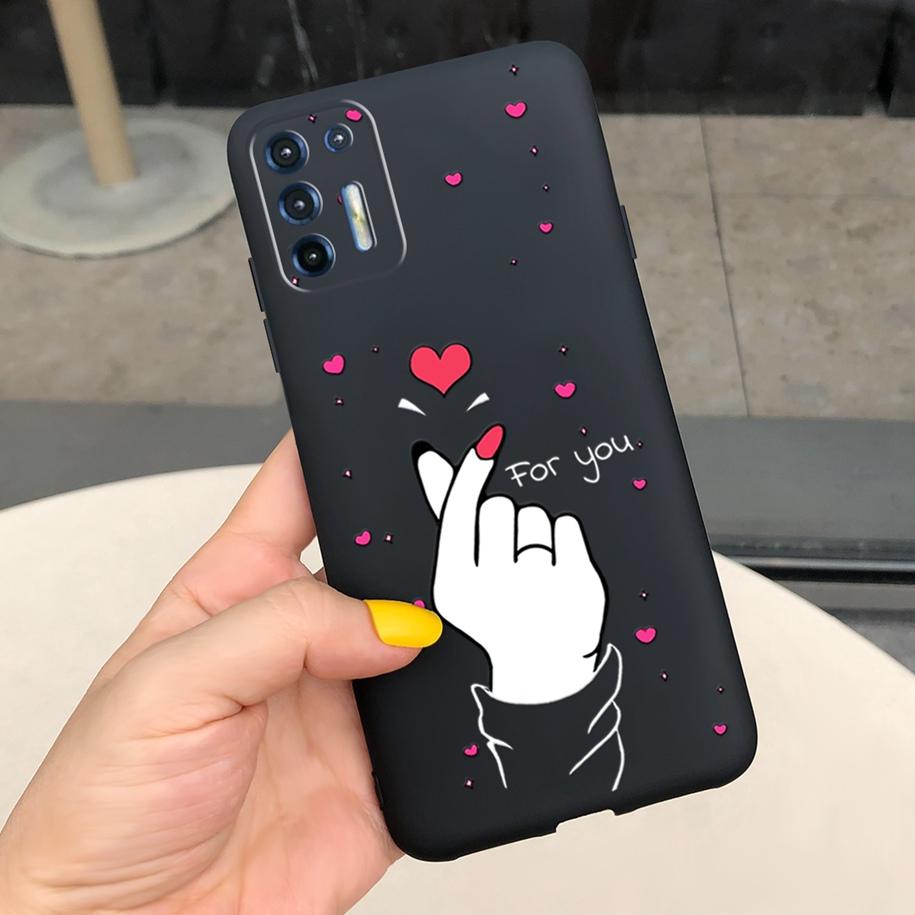For Motorola Moto G9 Plus Case Fashion Love Heart Soft Cover Silicone TPU Funda For Moto G9 Plus XT2087-1 G9Plus Phone Bag Cases