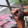Лев деревянная резная трость-трость Элегантная деревянная трость ручной работы с замысловатым дизайном