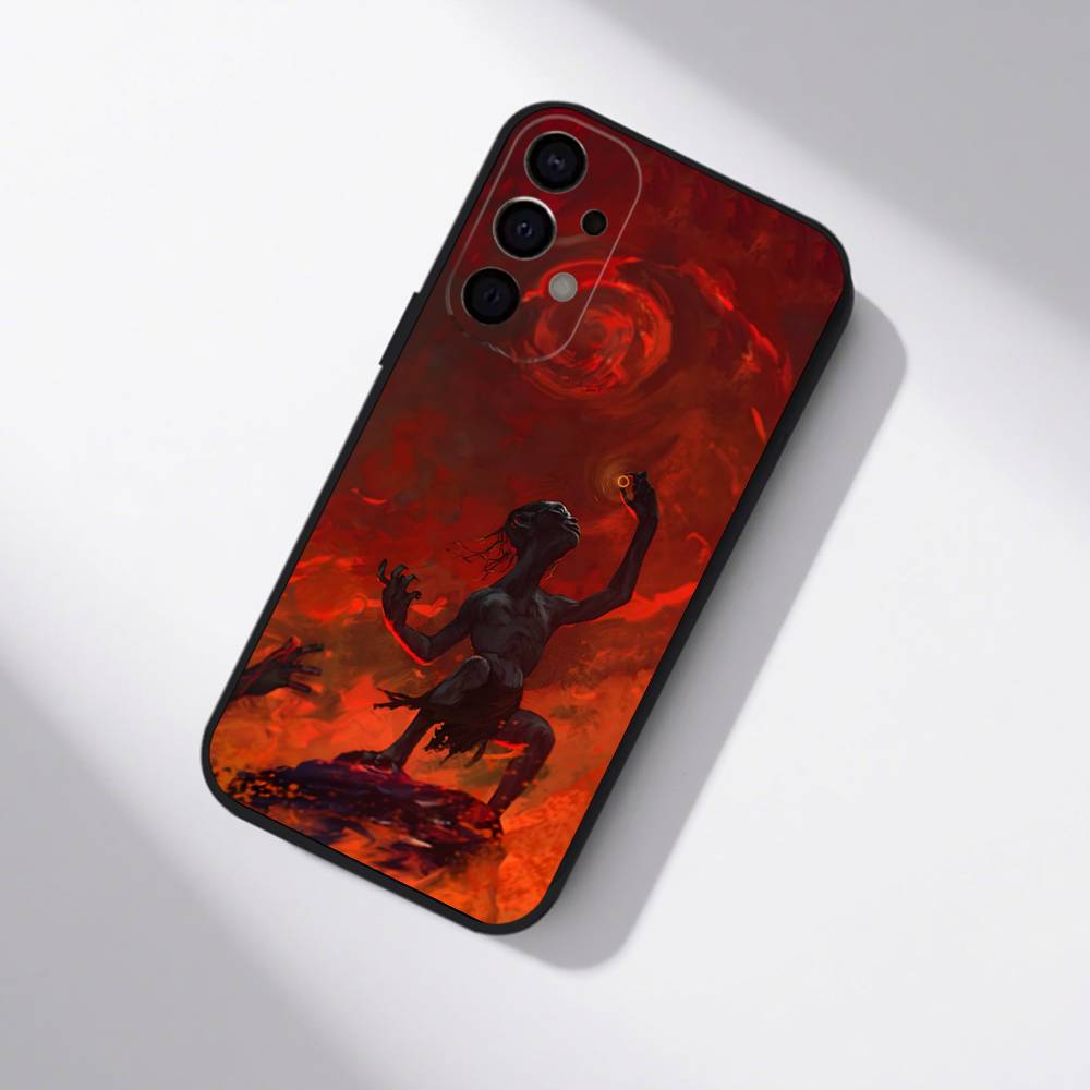 Чехол для телефона L-Властелин К-Колец Голлум Для Samsung S25,S24,S21,S22,S23,S30,Ultra,S20,Plus,Fe,Lite,5G Черная Крышка