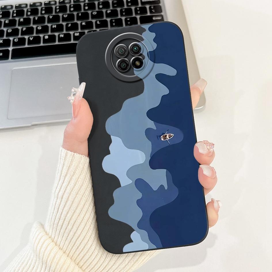 Чехол для Xiaomi Redmi Note 9T Note 9 5G Матовый чехол Мягкий силикон Защита камеры Модный чехол для телефона Для Redmi Note9T 5G