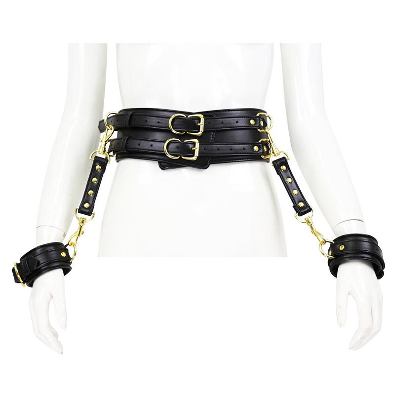Thigh Ring Restraints: Handcuffs & Belt for Hands & Feet - Bondage Accessories for Pet Owners & BDSM Enthusiasts