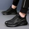 Fashion Shoes Men Genuine Leather Casual Shoes Brand Fashion Sneakers Men Black Designer Shoes Soft Men Sneakers Mocasine Hombre