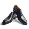 Модная мужская обувь Оксфорды из натуральной кожи на шнуровке, формальная обувь для свадьбы, бизнеса и вечеринки, классический модный тренд, нескользящая подошва