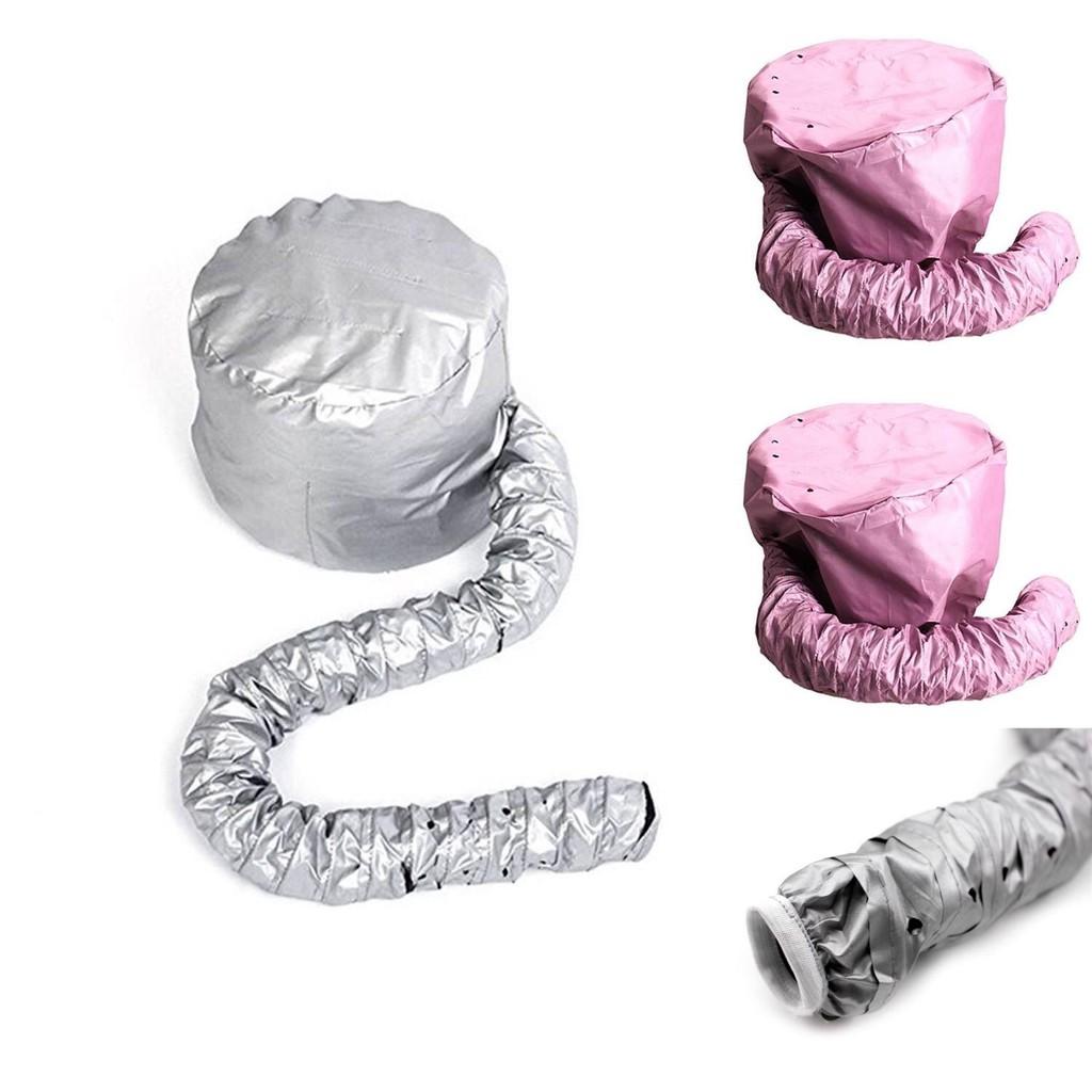 Luxurious Pink Hair Dryer Hat Professional Home Hair Care Heating Cap