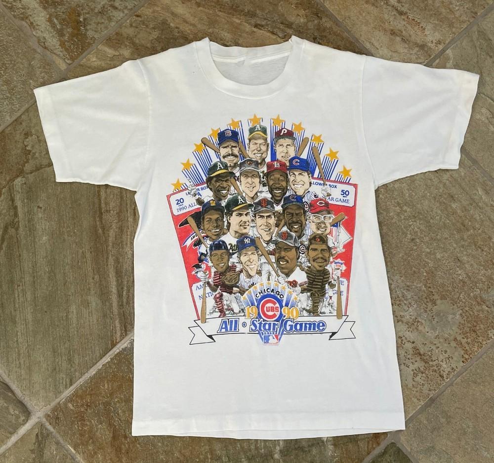Vintage 1990 Chicago Cubs All-Star Game Tshirt All size NG2661 Unisex T-Shirt