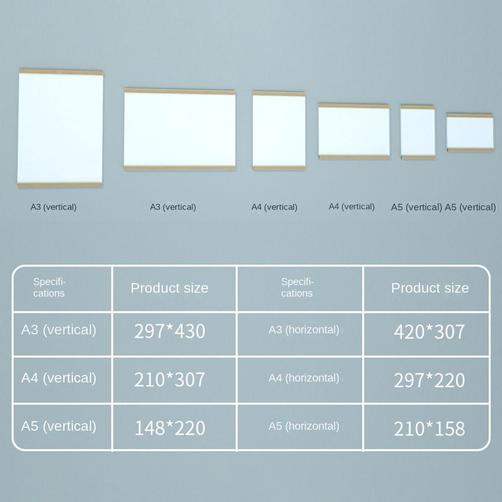 Акриловая рамка для сертификата A3/A4/A5, рамка для лицензии на ведение бизнеса, высококачественная выставочная рамка